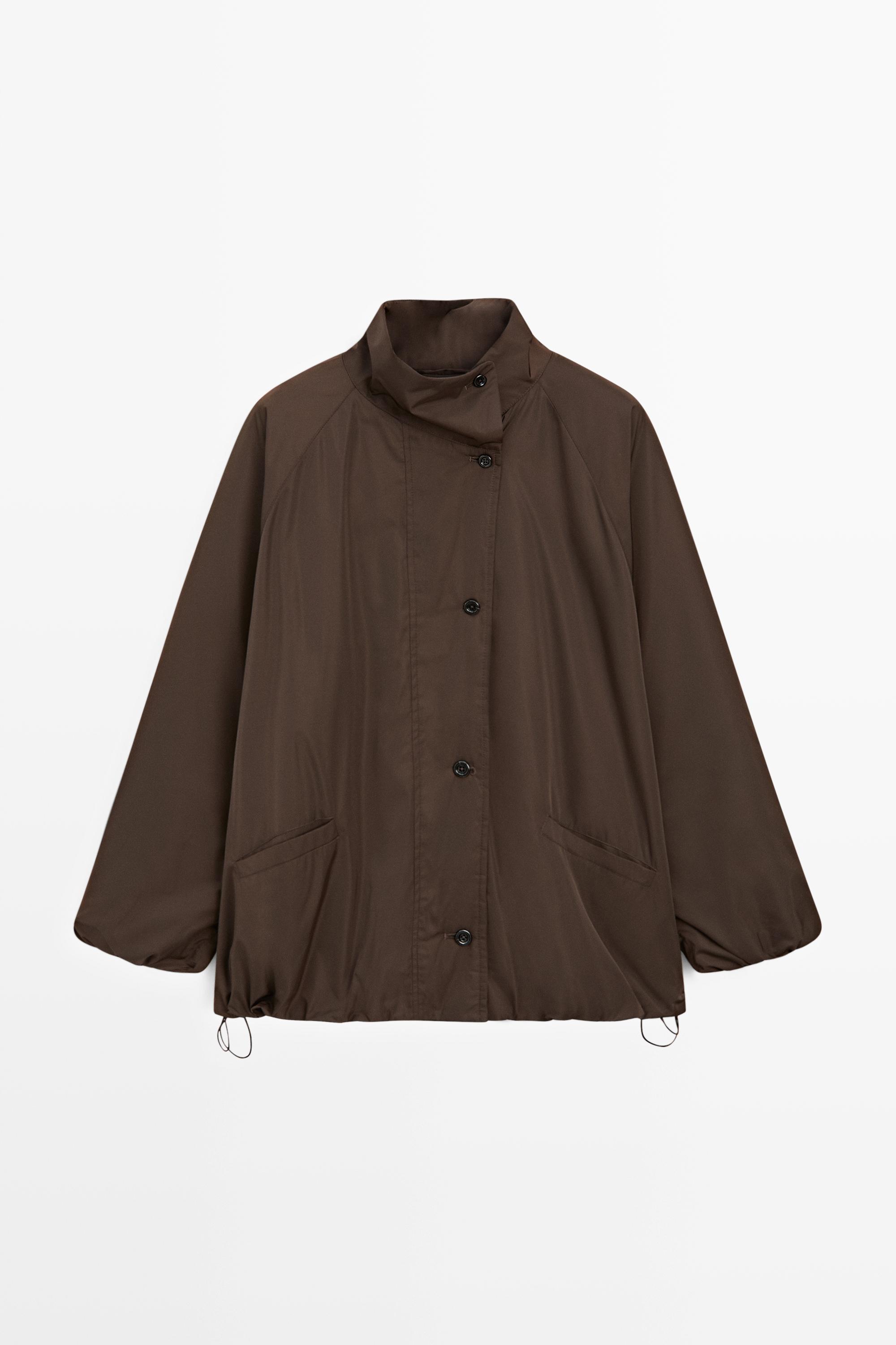Puffer jacket with pocket details